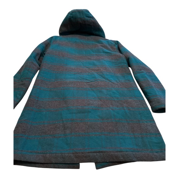 KAVU Hooded Plaid Jacket M Quilted Lined Zip Coat Cabincore Outdoors - Picture 7 of 11